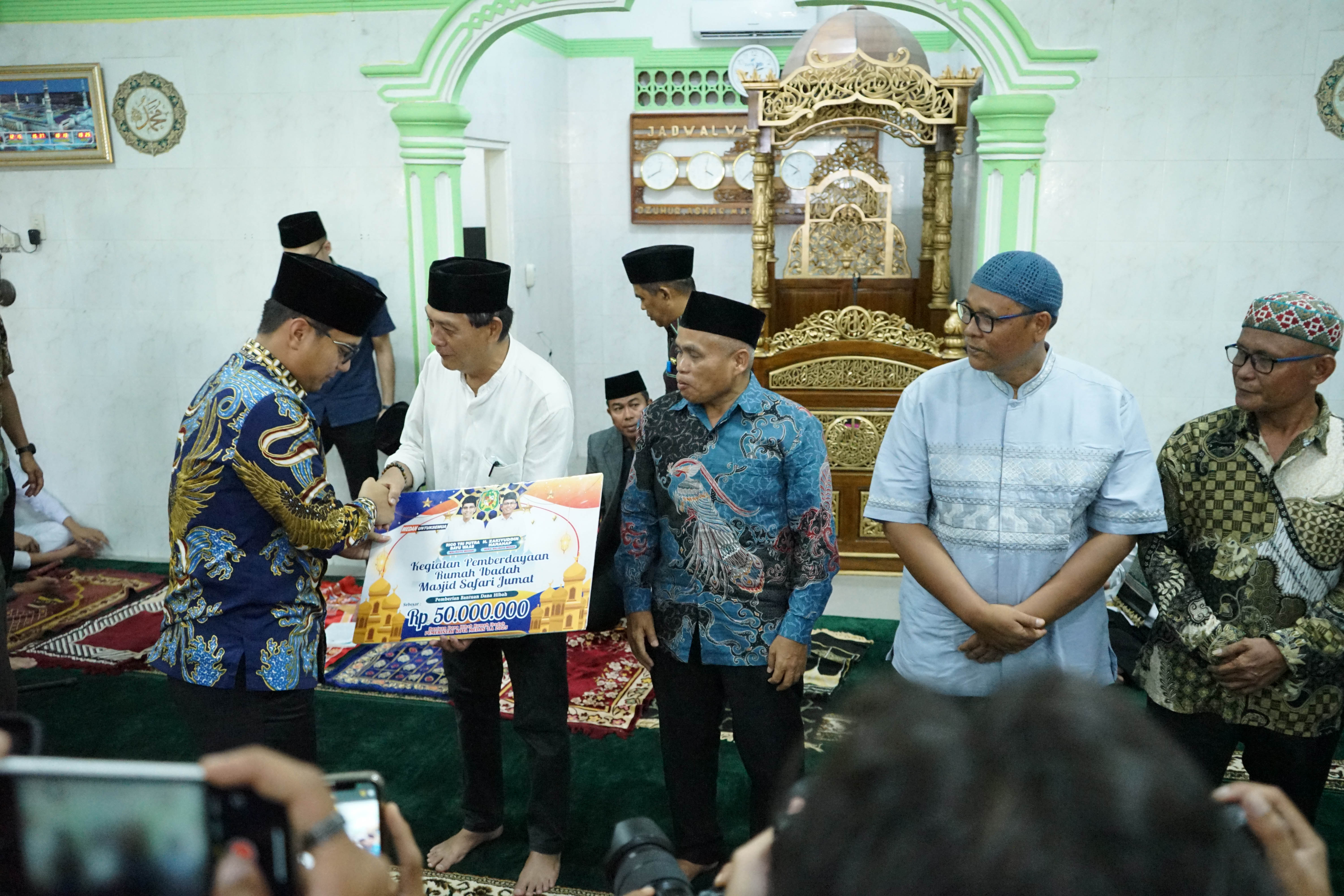 SAFARI JUMAT DI MASJID HJ FATIMAH KELURAHAN KWALA BEKALA